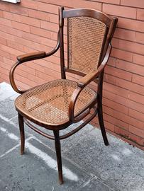 Sedia capotavola vintage Thonet