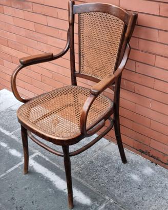 Sedia capotavola vintage Thonet