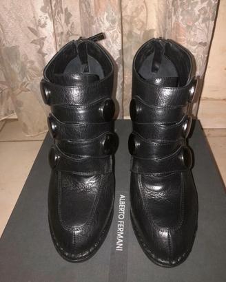Stivaletto bufalo lux nero num 37