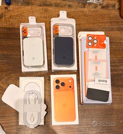 iPhone 17 pro 256 arancione, accessori, AppleCare+