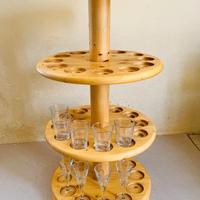 Espositore tondo da tavolo- 4 livelli