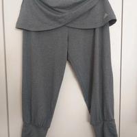 leggings Adidas grigio ideali per pilates, yoga M