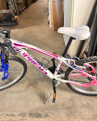 Mountain bike MTB 24” bianca rosa – ottime condizi