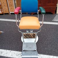 poltrona barbiere vintage 