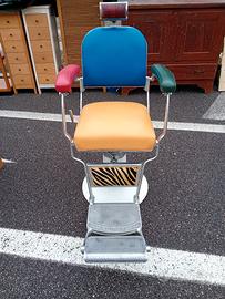 poltrona barbiere vintage 