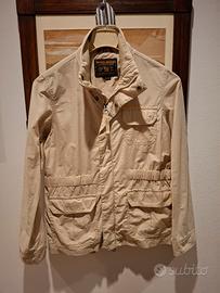 giacca impermeabile a sahariana beige Woolrich 10a