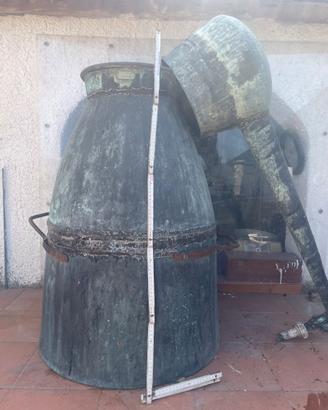Antico Alambicco in Rame – Caldaia e Capitello