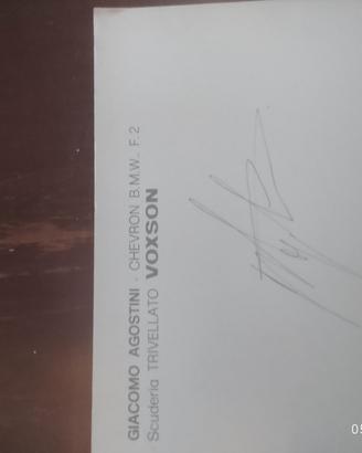 cartolina autografata 