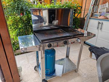 Barbecue a Gas acciaio INOX Made In Italy