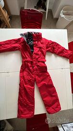 Tuta da Neve Napapijri Rossa Bambino 12 Anni nuova