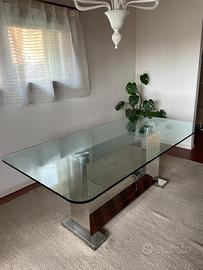Tavolo di cristallo Cattelan Italia