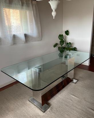 Tavolo di cristallo Cattelan Italia