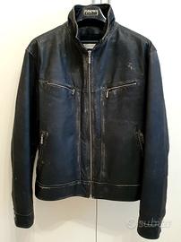 Giacca Pelle Stile Biker 