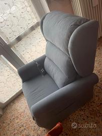 poltrona reclinabile elettrica 