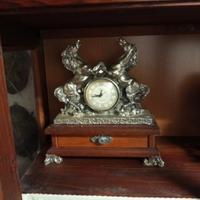 orologio da tavolo in argento 