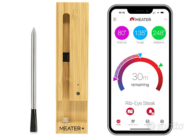 MEATER Plus | Termometro Bluetooth Fino a 50 Metri