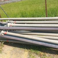 Tubi per irrigazione terreno zincati