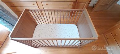 lettino ikea sundvick 60x120 +materasso in omaggio
