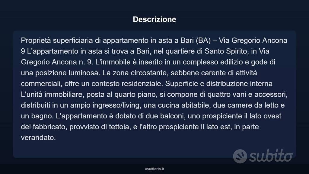 Appartamento – Bari, Municipio 5 - Vista 4