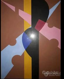 JEAN LEPPIEN astrattismo geometrico anni '70