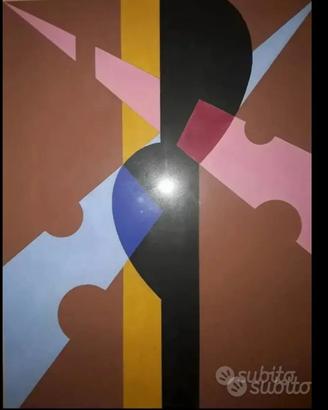 JEAN LEPPIEN astrattismo geometrico anni '70
