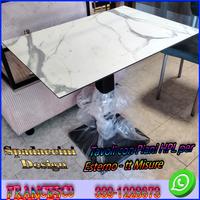 Tavoli con TOP HPL su misura x interni e esterni