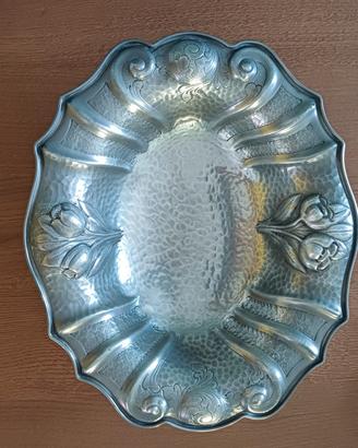 centrotavola in peltro