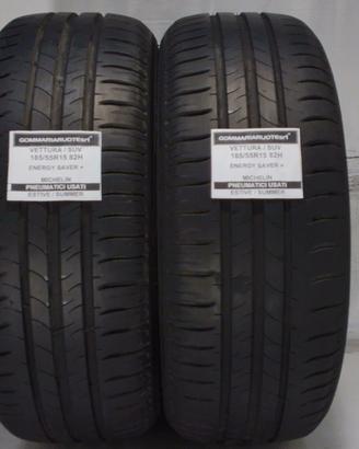 2 PNEUMATICI USATI 185/55R15 82H ENERGY SAVER GOMM