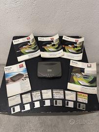 D-Link DP-802 Print Server vintage con software