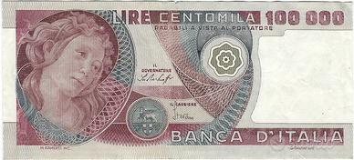 Repubblica Italiana - 100.000 lire Botticelli