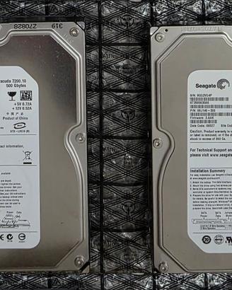 Coppia Hard Disk Seagate Barracuda  1TB totale