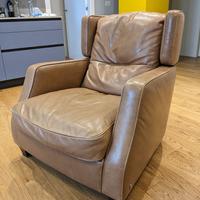 Poltrona Natuzzi in pelle