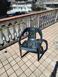Sedie PVC da giardino