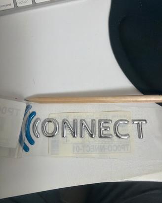 Scritta adesivo logo connect toyota aygo