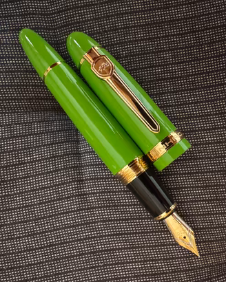 Penna Stilografica Jinhao 159 Avocado Gold Nib EF