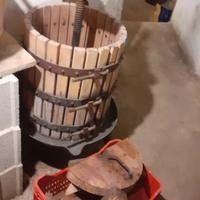 torchio per uva + botte