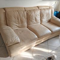 Divano in pelle divani&divani 3 sedute