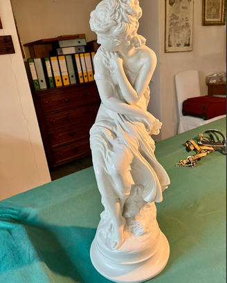 MAESTOSAsculturaPORCELLANAstile"LaPRIMAVERA"MOREAU