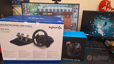 Volante Logitech G923 + Cambio – Come Nuovo, Usato