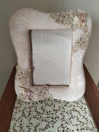 Stock 24 Portafoto in velluto nuovi