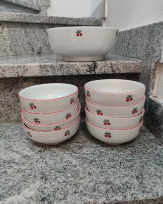 set Ginori modello ciliegie 