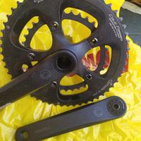 guarnitura 52/36 e pedali time