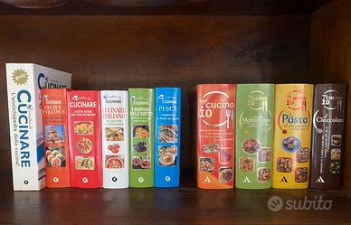 Lotto 10 libri Cucina Giunti/Mondadori