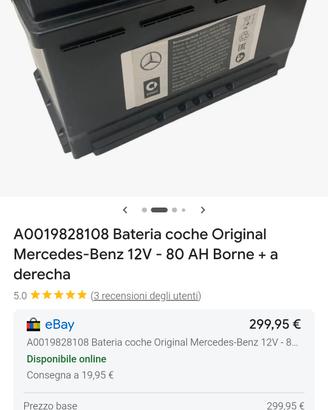 batteria  80 ah start e stop 