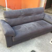 DIVANO 3 POSTI IKEA GRIGIO SCURO SEMINUOVO