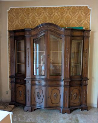 credenza/vetrina in legno