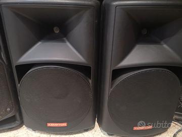 Casse amplificate impianto voci Kempton FBT