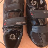 scarpe shimano da ciclista + pedali