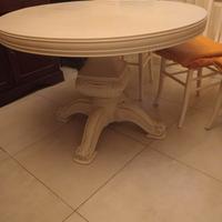 TAVOLO APRIBILE TONDO SHABBY