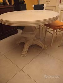 TAVOLO APRIBILE TONDO SHABBY